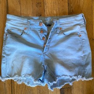 Universal Thread high waisted jean shorts, size 4